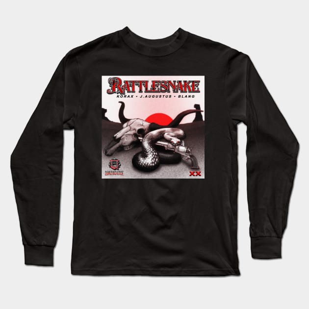 Rattlesnake LP art Long Sleeve T-Shirt by J. Augustus